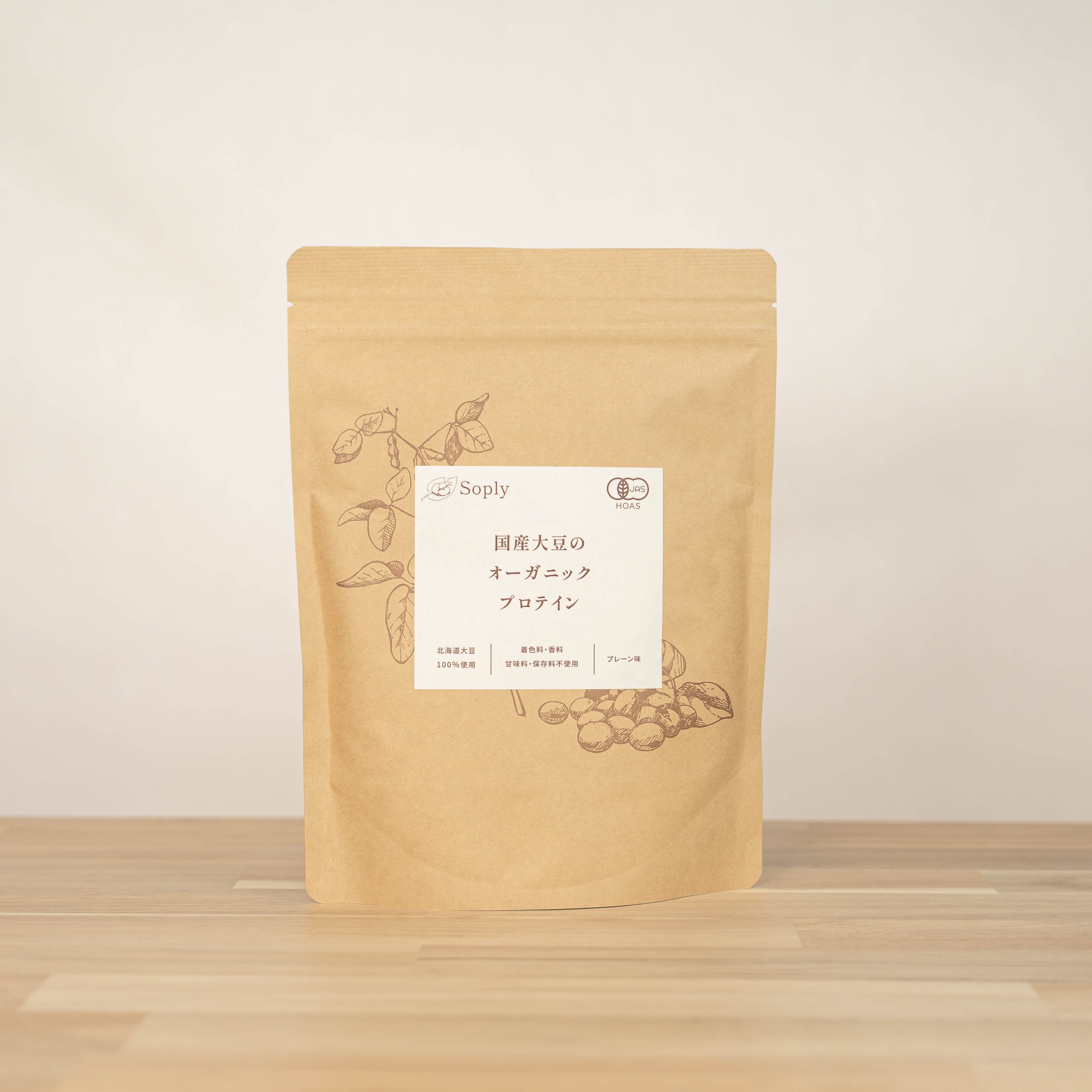 国産大豆のオーガニックソイプロテイン｜280g 1袋セット – Soply